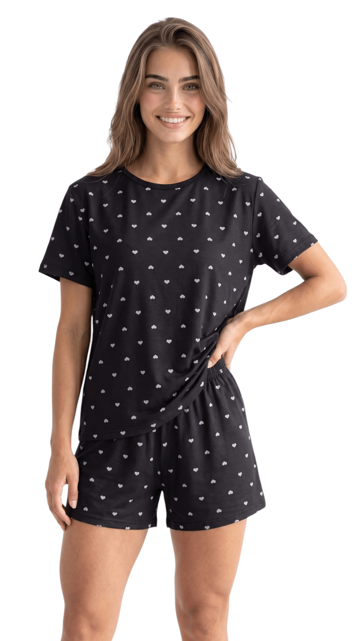 Pijama Meia Coxa Feminino Adulto Short Doll Confortável 